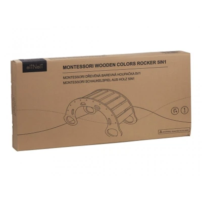 Leagan Montessori Curcubeu 5 in1 Natur